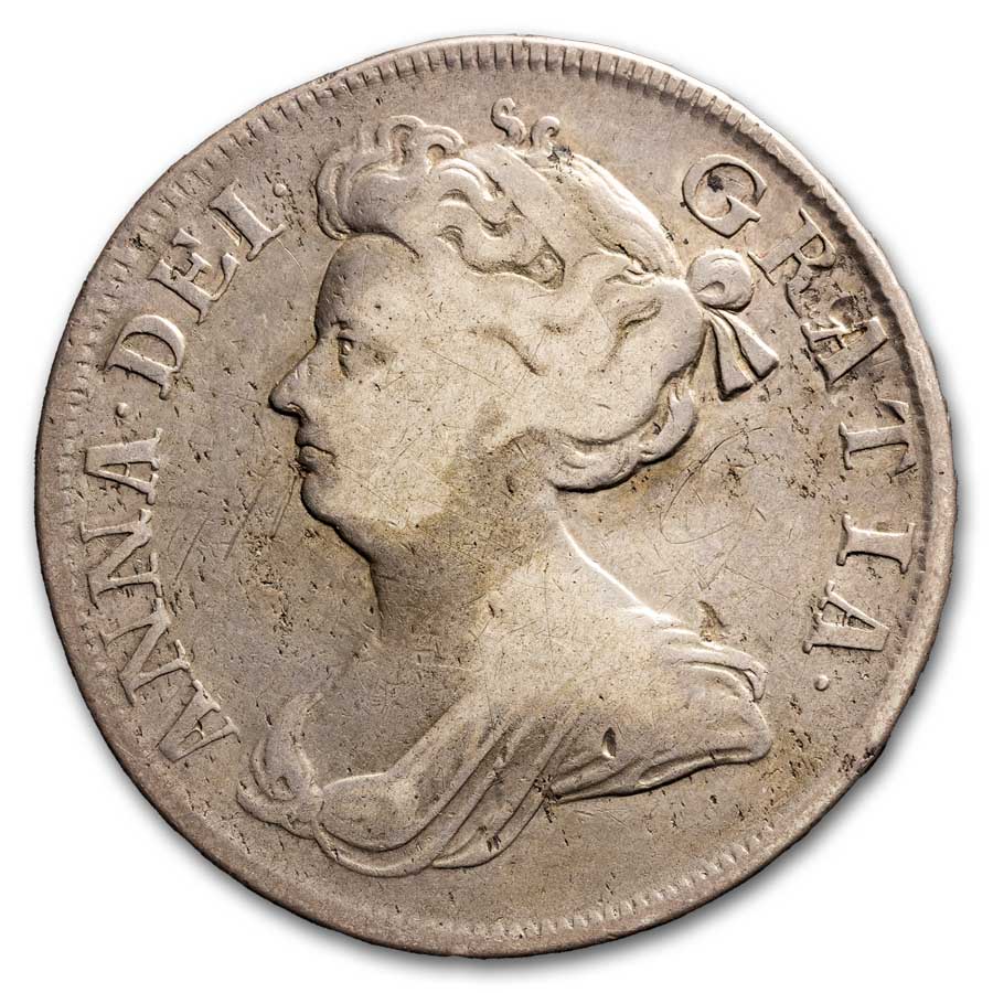 1710 Great Britain Silver Halfcrown Anne VF | eBay